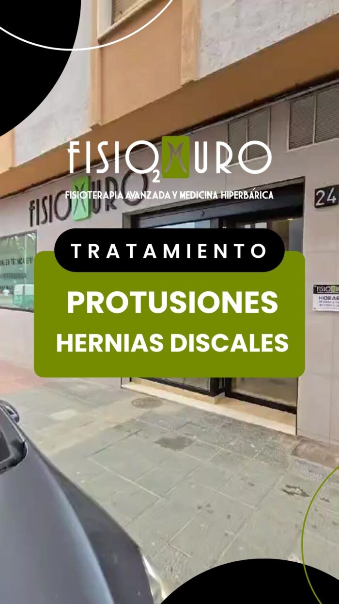 clinica de fisioterapia fisiomuro en almeria TRATAMIENTO DE PROTUSIONES Y HERNIAS DISCALES