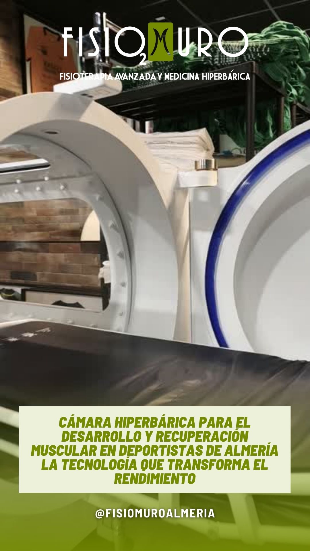 CÁMARA HIPERBÁRICA PARA EL DESARROLLO Y RECUPERACIÓN MUSCULAR EN DEPORTISTAS DE ALMERÍA LA TECNOLOGÍA QUE TRANSFORMA EL RENDIMIENTO